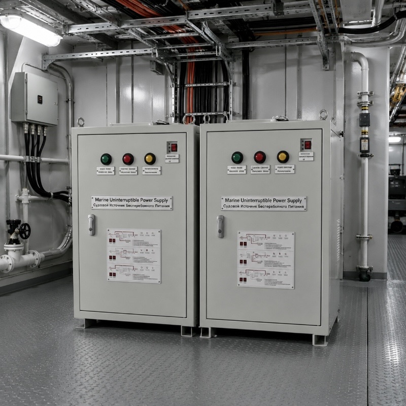 Shipboard Marine UPS Cabinet Installation