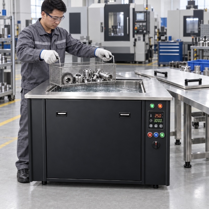 Industrial Ultrasonic Cleaner Workshop Application