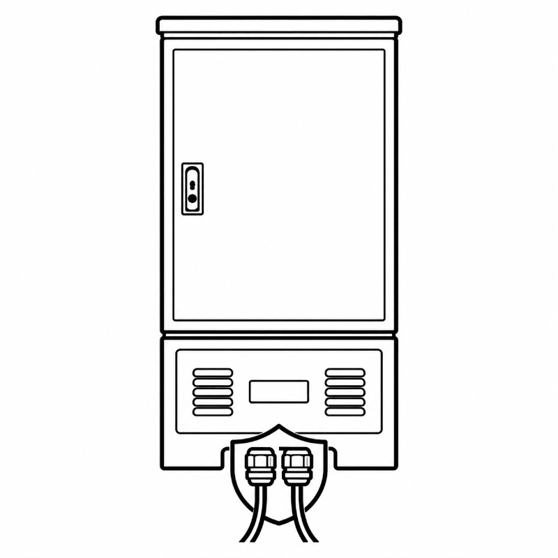 Fiber Optic Enclosure Cable Entry Protection