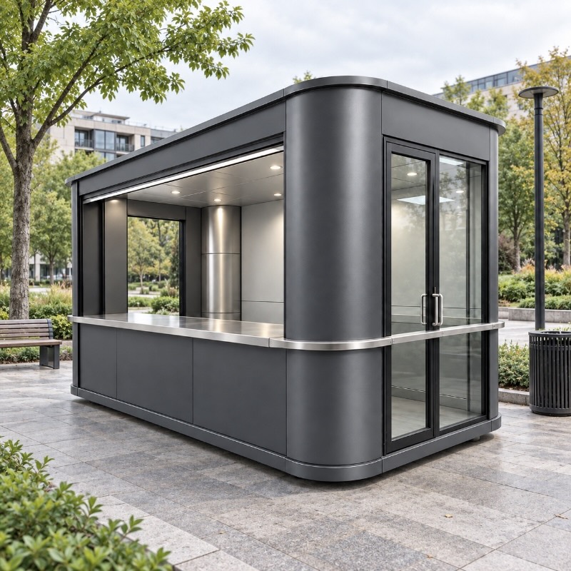 Custom  Service Booth Enclosure For Outdoor