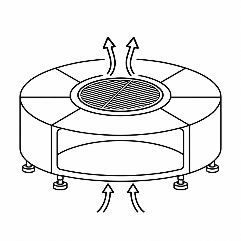 Fire Pit Airflow & Openings